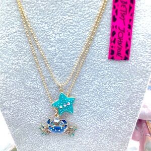 Betsey Johnson Sea-life Layered Necklace